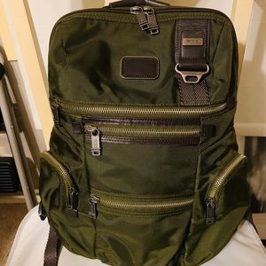 Tumi Alpha Bravo Knox Backpack Olive, Dark Green
